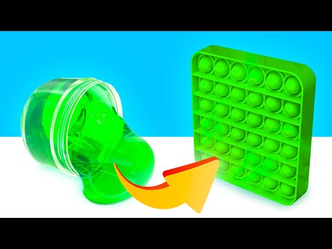 Видео: Сделали Поп Ит из слайма 💥 Он получился!