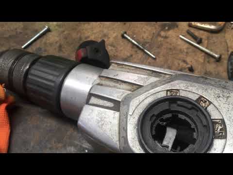 Видео: Перфоратор Metabo 2650-51 установка переключателя режимов.