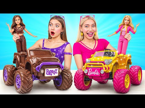 Видео: Челлендж. Шоколадная Еда vs Настоящая еда | Смешные Моменты от Choco DO