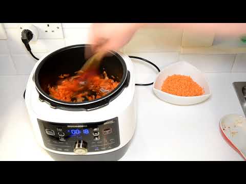 Видео: Суп пюре из Чечевицы в Мультиварке Скороварке Redmond RMC P 35O Рецепты для скороварки