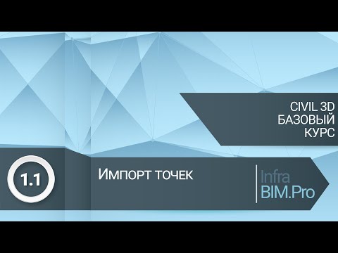 Видео: 1.1 Импорт точек