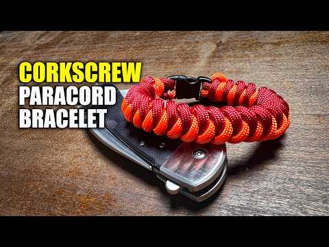 Видео: ПРОСТОЙ БРАСЛЕТ ИЗ ПАРАКОРДА-ШТОПОР | Пошаговое руководство для начинающих