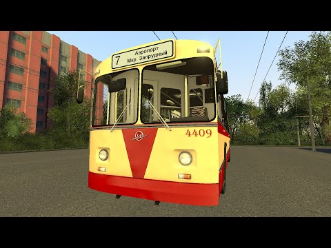 Видео: РЕТРО-РЕЙС по 7 МАРШРУТУ ► Trolleybus FS