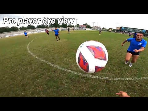 Видео: Профессиональный футболист, командная игра, тренировка, взгляд со стороны