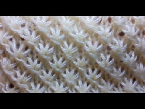 Видео: Узор спицами  ”ЖУЧКИ”