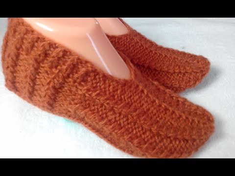 Видео: СЛЕДКИ С ПЯТКОЙ НА 2 СПИЦАХ. МАСТЕР КЛАСС.ОЧЕНЬ ПРОСТО.