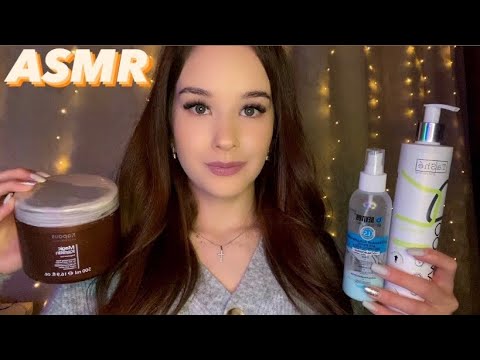 Видео: ASMR The hairdresser 💦Парикмахер помоет тебе голову Role play