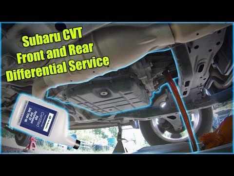 Видео: Обслуживание переднего и заднего дифференциала Subaru CVT