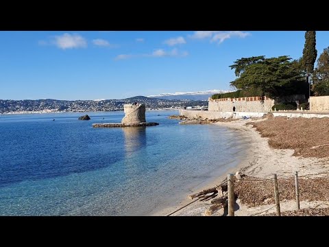 Видео: #103. АНТИБ, ФРАНЦИЯ, ПЛЯЖИ ЗИМОЙ. #ZivileZ