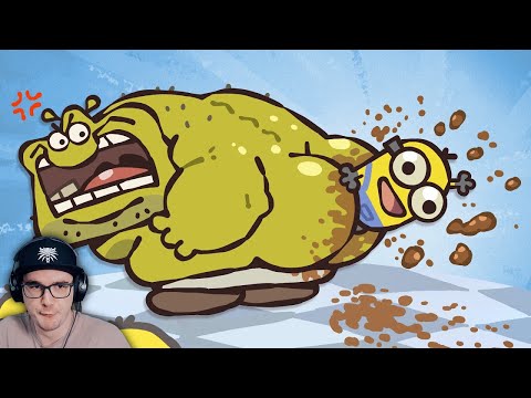 Видео: ШРЕК ПРОТИВ МИНЬОНОВ ► НАСТОЯЩАЯ ВЕРСИЯ (SHREK vs. MINIONS - Ultimate Cartoon) | Реакция