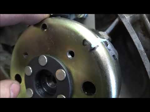 Видео: зажигание от скутера НА ЯВУ  часть 2