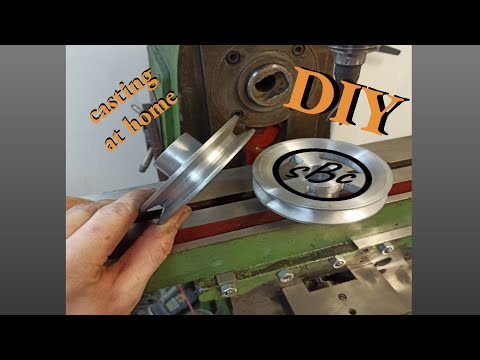 Видео: Литье в "трёхэтажную" опоку / Литье шкива вместе с профилем под ремень