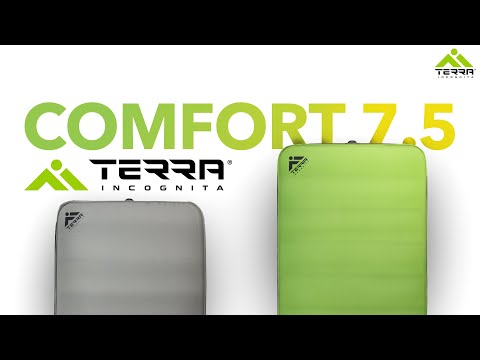 Видео: Самонадувний килимок Terra Incognita Comfort 7.5 | Новинка 2021