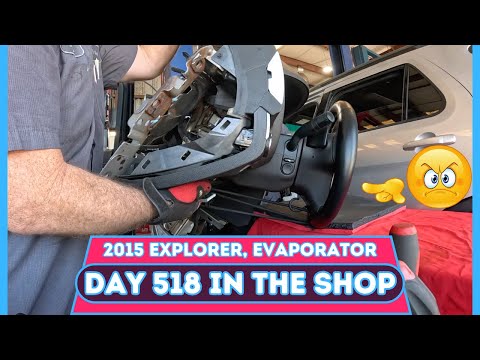 Видео: Замена испарителя Explorer, ремонт, 2015 - ДЕНЬ 518 в мастерской