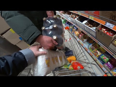 Видео: С мужем по магазинам / Закупаемся перед снегопадом 🤓 февраль 2021 г.