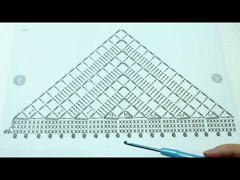 Видео: Шаль крючком для начинающих*пошагово*  СУПЕР ПРОСТО/ Easy Crochet Shawl for Beginners Урок 177