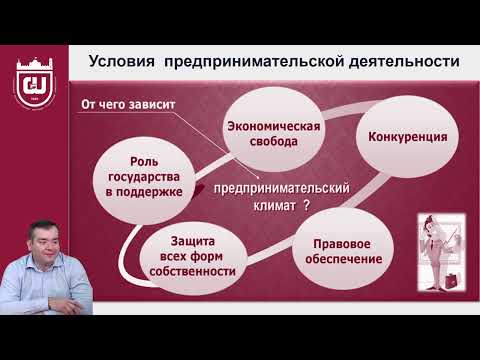 Видео: Лекция 2  Основы предпринимательства
