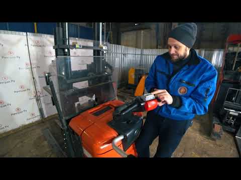 Видео: Cамоходный штабелер-ричтрак BT SPE 120 XDR