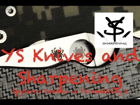 Видео: От Spyderco Paramilitary к Spyderco Domino или от отца к сыну