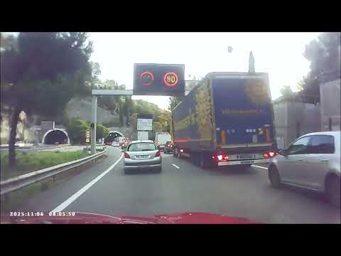 Видео: А8,, Е80., А10,, Е80.. Стан дороги: м.Ніцца, м.Імперія, м.Савона, м.Генуя.