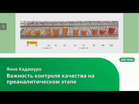 Видео: Важность контроля качества на преаналитическом этапе