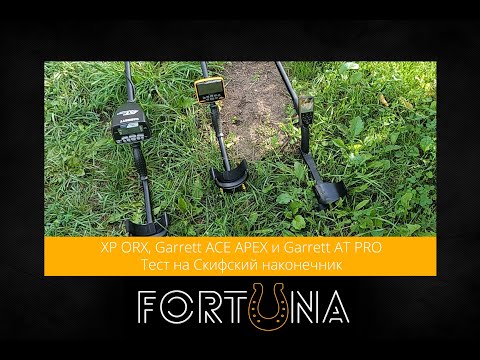 Видео: XP ORX, Garrett ACE APEX и Garrett AT PRO - тест на Скифский наконечник