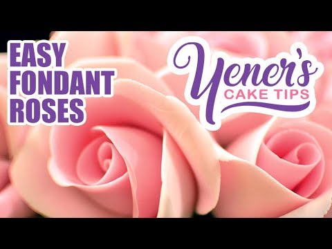 Видео: Быстрый и легкий учебник FONDANT ROSES | Yeners Cake Tips | Йенерс Пут...