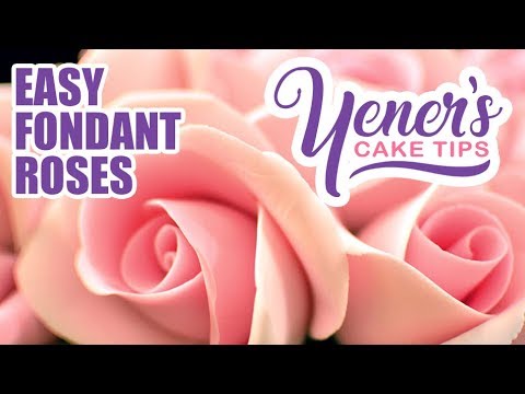 Видео: Быстрый и легкий учебник FONDANT ROSES | Yeners Cake Tips | Йенерс Пут...