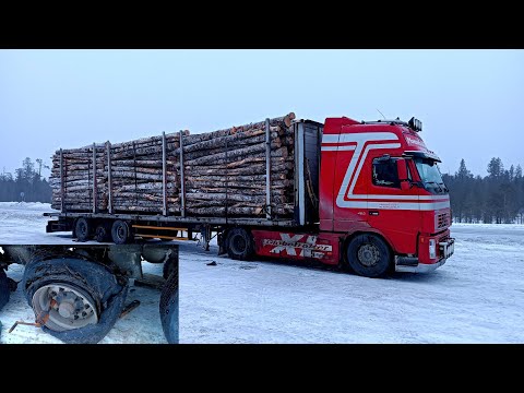 Видео: VOLVO FH12 460  загрузил 40 т. Разорвало всё что можно. #volvo #moisei #дальнобой