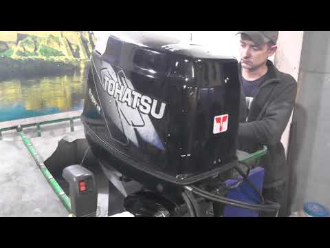 Видео: Тохатсу-40лс, 2т. - демонстрация работы. Продажа.