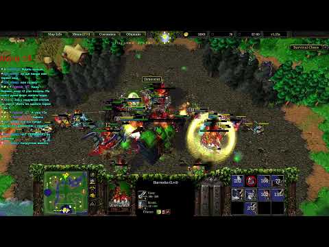 Видео: ДВОЙНЫЕ БОНУСЫ В  SURVIVAL CHAOS WARCRAFT 3