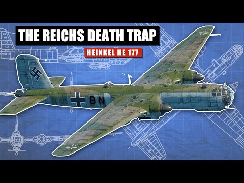 Видео: Катастрофический и смертоносный «Пылающий гроб» Люфтваффе | Heinkel He 177