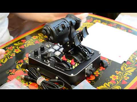 Видео: Распаковка (Unboxing) Джойстик РУД  VPC MONGOOST 50CM3 THROTTLE