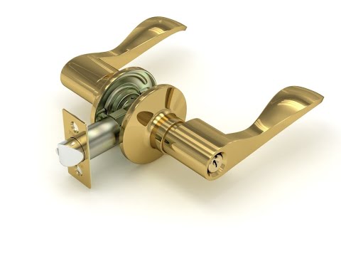 Видео: как установить ручку защёлку в межкомнатную дверь