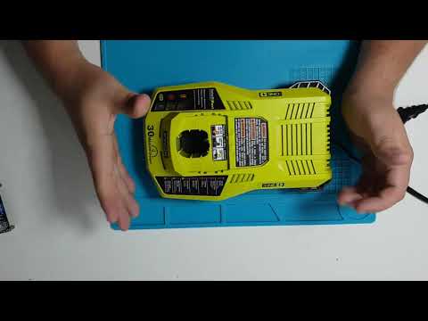 Видео: Ryobi переделка зарядки с 110 на 220 вольт зарядка P117