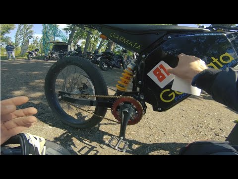 Видео: Самый мощный электровелосипед тестируют мотоциклисты. Прототип GARMATA EVO | EVEL.UA