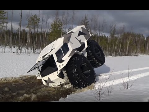 Видео: Вездеход ВЕДУН. Испытание проходимости.