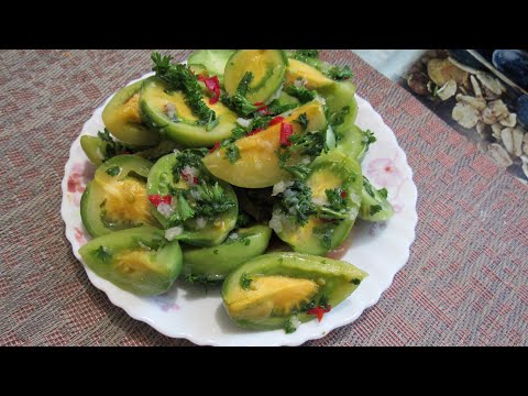 Видео: Закуска з зелених помідор