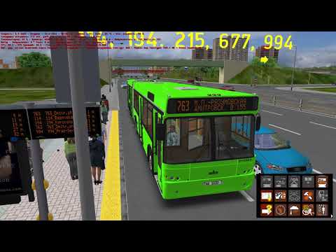 Видео: ОМСИ 2. Москва 2 0 (2 2 5). Маршрут 763. МАЗ 105 (2011г.в.)