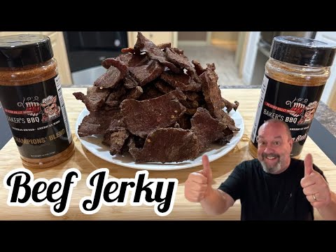 Видео: Как приготовить вяленую говядину в электрической коптильне Masterbuilt | #барбекю #еда #барбекю