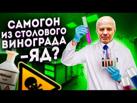 Видео: Метанол? Фурфурол? Яд? Самогон из столовых сортов винограда!!!