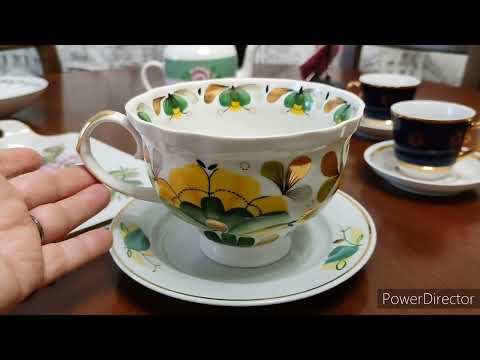 Видео: Хорошая старая посуда в наследство.Целые сервизы ,стекло. Ильменау,Довбыш,Дулево,Полонное.И прочее .
