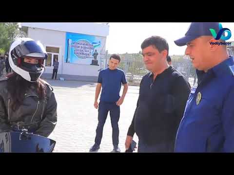 Видео: Андижонлик мотоциклчи қиз пойга ўйнагани учун 3 суткага қамалдими?