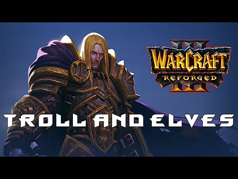 Видео: КАСТОМКИ. TROLL AND ELVES [Warcraft 3] #34