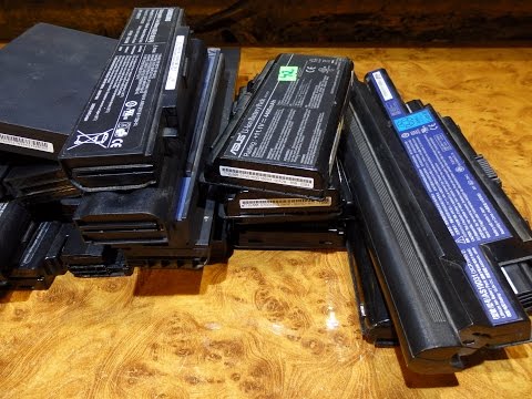 Видео: Набрал аккумуляторы от ноутбуков на поделки и не только.