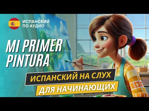 Видео: Аудио рассказ на испанском "Моя первая картина" для начинающих