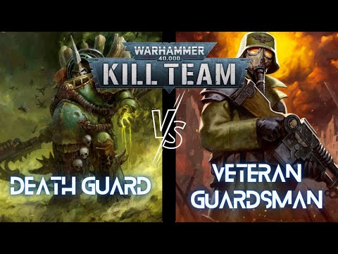 Видео: Ветеран-гвардеец против Гвардии Смерти | Отчёт о битве Kill Team | Warhammer 40K S1E15