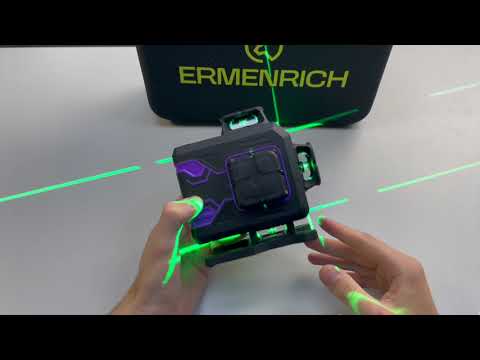Видео: Лазерный уровень Ermenrich PRO LV70 | Ermenrich – видео распаковки