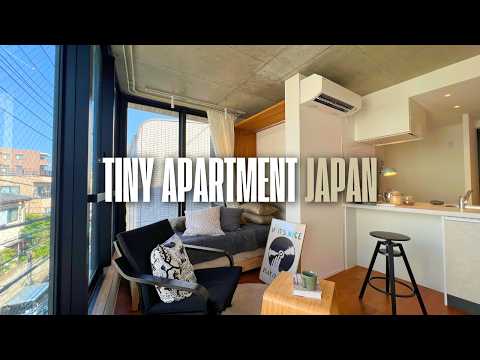 Видео: Очень маленькая микро-квартира в Токио | Тур по квартире в Японии【18 м²】 #livinginjapan