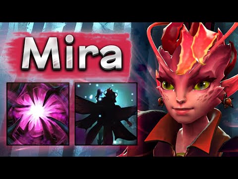Видео: Мира на Дарк Виллоу с сильной командой! - Mira Dark Willow 7.35 DOTA 2